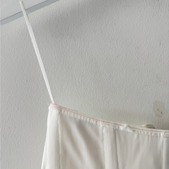 HELSI Kaia Floral Strapless White Dress M - Picture 10 of 12